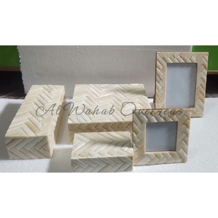 Bone Inlay Photo Frames