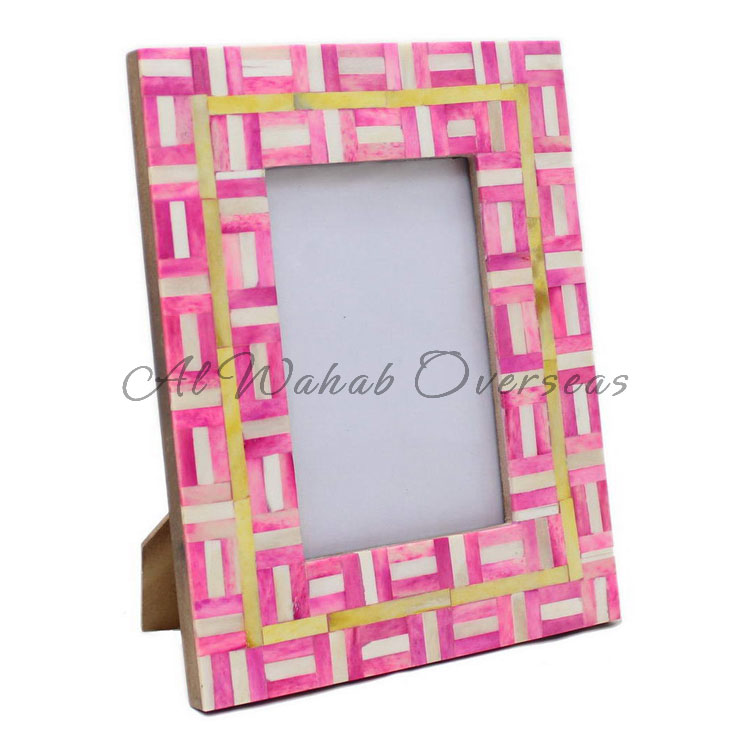 Bone Inlay Photo Frames