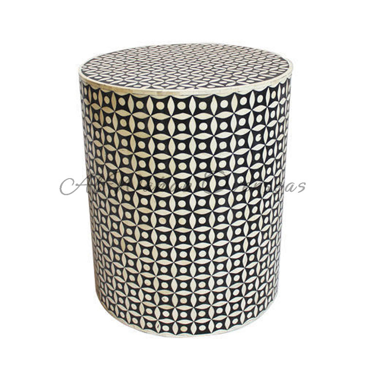 Bone Inlay Stool